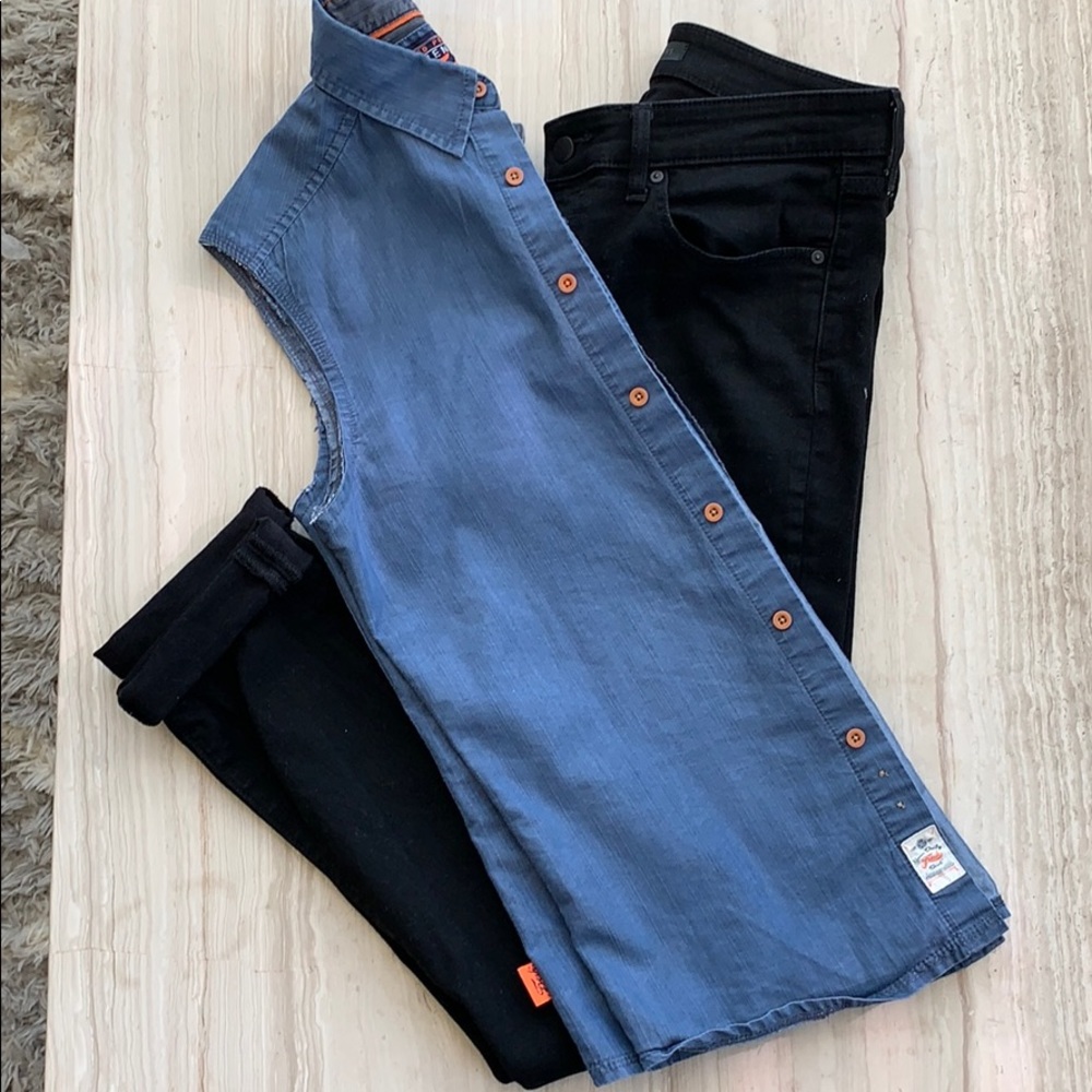 Short sleeve button down (Only)